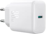Chargeur rapide Joyroom JR-TCF24 PD 30 W USB-C to USB-C avec prise européenne - Blanc – Image 6