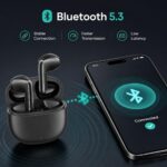 Écouteurs sans fil Joyroom JR-FB1 Funpods Series : réduction du bruit, appels clairs, technologie DNC, avec etui noir – Image 2