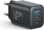 ADAPTATEUR JR-TO1 45W Three - Port Gallium Nitride Charge Noir