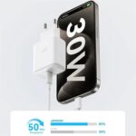 Chargeur rapide Joyroom JR-TCF24 PD 30 W USB-C to Lightningt avec prise européenne - Blanc (Copie) – Image 4