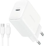 Chargeur rapide Joyroom JR-TCF24 PD 30 W USB-C to Lightningt avec prise européenne - Blanc (Copie)