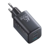 ADAPTATEUR JR-TO1 45W Three - Port Gallium Nitride Charge Noir – Image 4