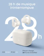 Écouteurs Sans Fil Soundcore C50i by Anker Open-Ear Clip-On Noir et Blanc – Image 2