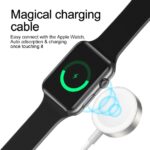 Câble de charge magnétique Joyroom S-IW001S USB A vers IP pour montre connectée, 1,2 m – Blanc – Image 2