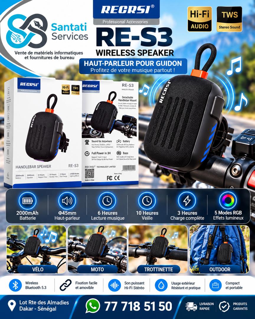 WhatsApp Image 2026-10-18 at 19.33.37 HAUT PARLEUR BLUTOOH RECRSI RE-S3 – Image 1