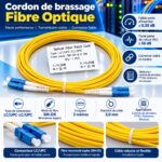 Cordon de brassage fibre optique LC/UPC -LC/UPC 3m