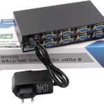 Splitter / Répartiteur VGA 8 ports 200 MHz  - VGA-2008