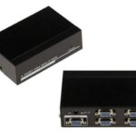 Répartiteur VGA 4 ports 350 MHz : image d'un PC vers 4 écrans